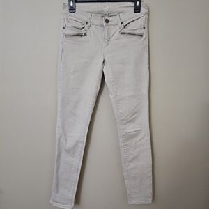 LOFT Light Gray Skinny Jeans Women's